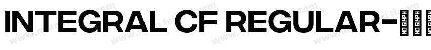 Integral CF Regular字体转换